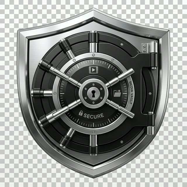 Encrypted Media Vault icon - Isolated secure storage